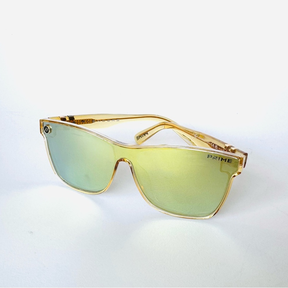 Blenders Gold Sunglasses with Mirrored Lenses, Wayfarer Design, Unisex!